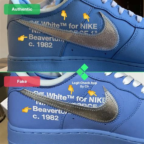 nike off white air force 1 real vs fake|air force 1 real check.